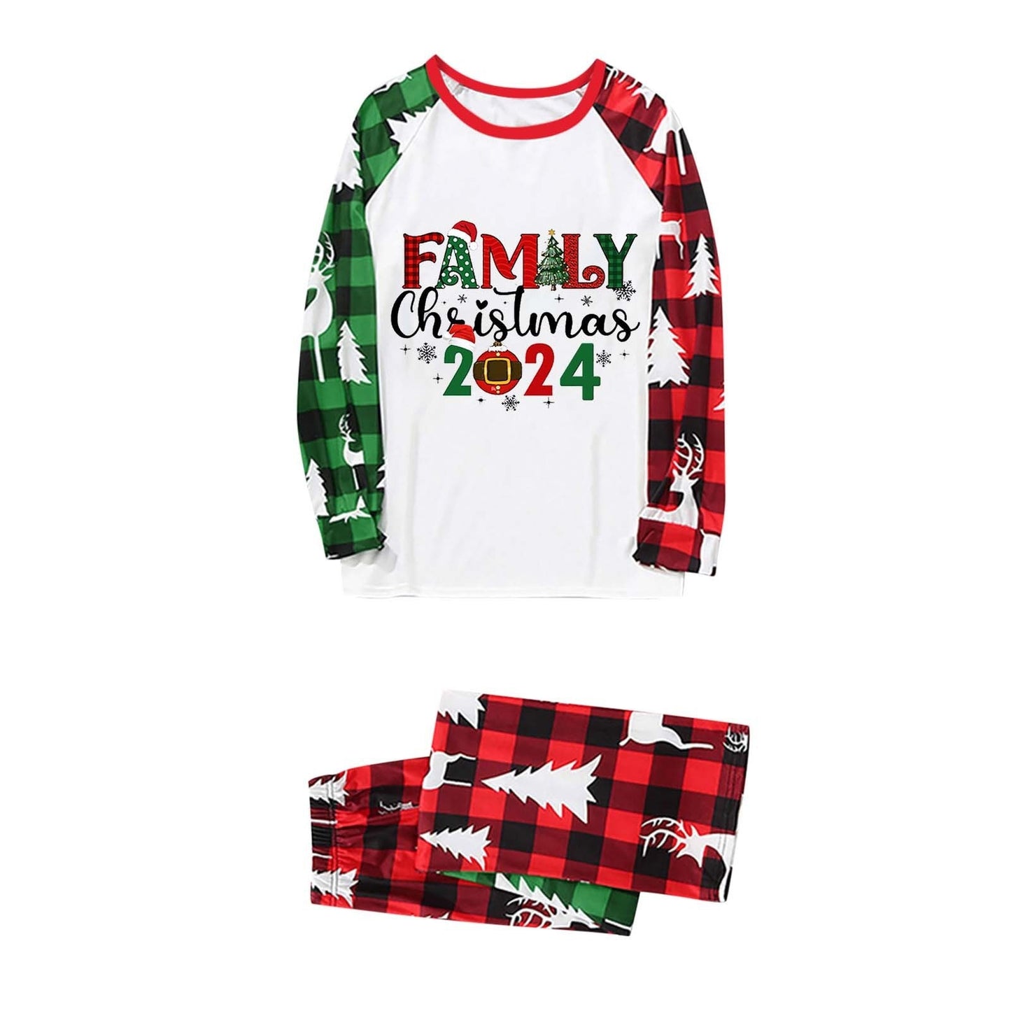 Parent-Child Christmas Plaid Matching Pyjama Set – Family Lounge & Sleepwear