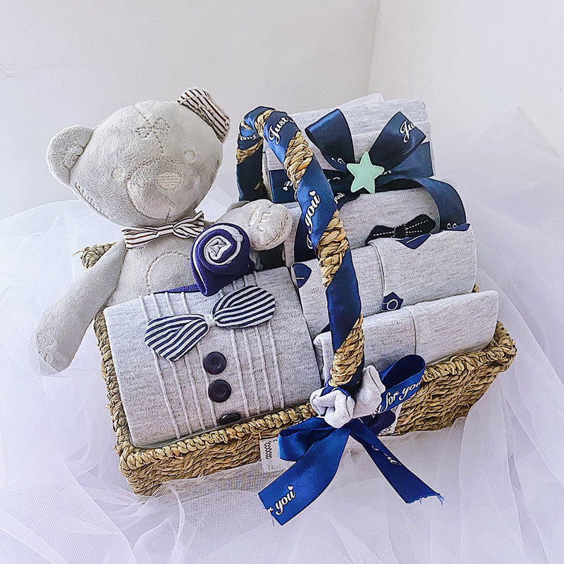 Newborn Unisex Baby Clothes Set Gift Box – Autumn & Winter Hamper