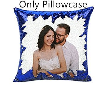 Custom Magic Sequined Pillow – Personalised Gift with Reversible Sequin Design