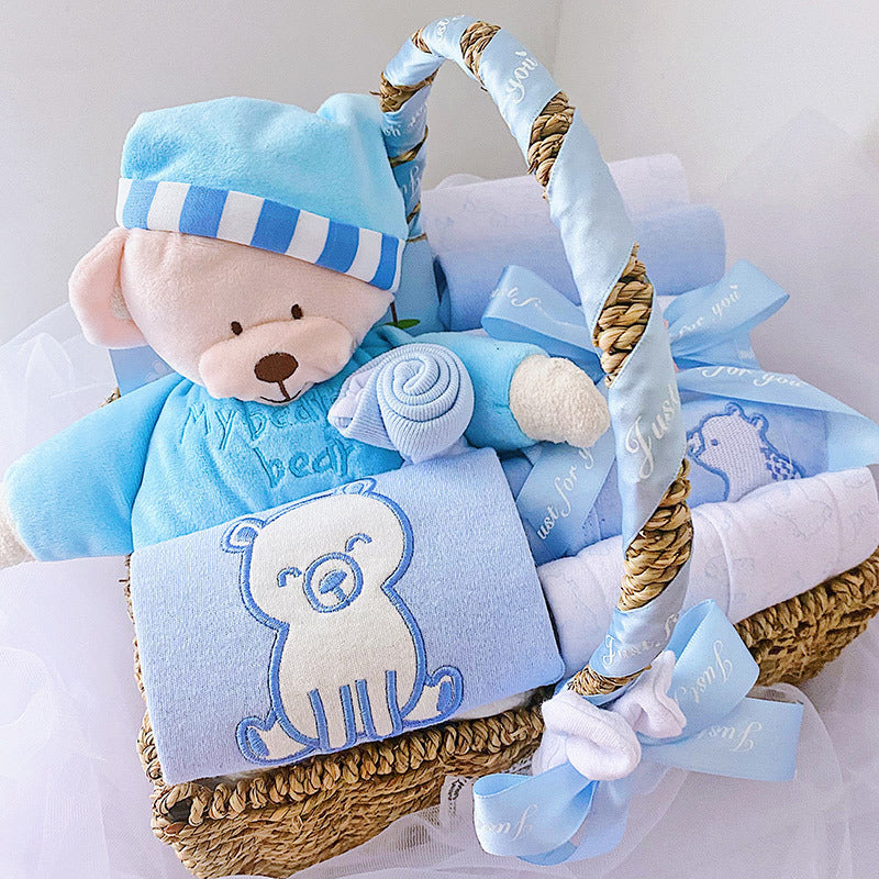 Newborn Unisex Baby Clothes Set Gift Box – Autumn & Winter Hamper