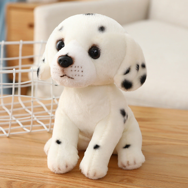 Realistic Simulation Dog Plush Toy - Maltese, Bichon, Labrador & Tibetan Mastiff