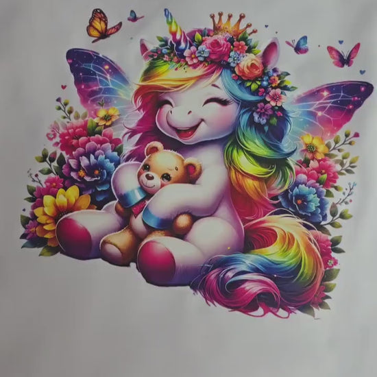 Whimsical Unicorn Dreams: Vibrant Colourful Pillowcase Covers (40x40cm)